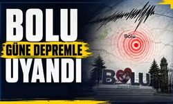 Bolu güne depremle uyandı