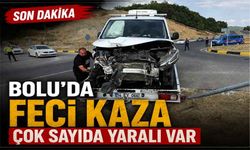 Bolu'da feci kaza 6 yaralı
