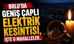 Bolu’da Geniş Çaplı Elektrik Kesintisi, İşte o mahalleler..