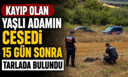 Kayıp olan yaşlı adamın cesedi 15 gün sonra tarlada bulundu