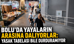 Bolu’da Yayaların Arasına Dalıyorlar: Yasak Tabelası Bile Durduramıyor