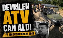 Devrilen ATV can aldı