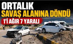 Kazada ortalık savaş alanına döndü