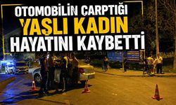Otomobilin çarptığı kadın kurtarılamadı