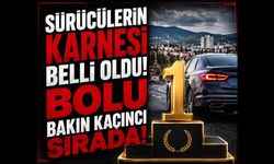 Sürücülerin karnesi belli oldu! Bolu bakın kaçıncı sırada?
