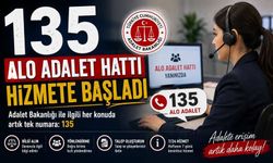 135 Alo Adalet Hattı hizmete başladı