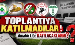 Toplantıya Katılmadılar! Amatör Lige Katılacaklar mı?