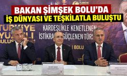 Bakan Şimşek Bolu’da iş dünyası ve teşkilatla buluştu