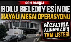 Bolu belediyesi soruşturmasında gözaltına alınanlar