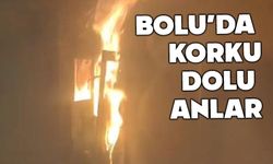 Bolu'da evin elektrik panosu alev aldı
