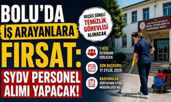 Bolu’da İş Arayanlara Fırsat: SYDV Personel Alımı Yapacak!
