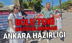 Bolu'da TOKİ mağdurları Ankara'ya yürümeye hazırlanıyor