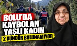 Bolu'da kaybolan yaşlı kadın 2 gündür bulunamıyor