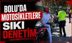 Bolu'da motosikletlere sıkı denetim
