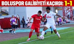 BOLUSPOR GALİBİYETİ KAÇIRDI: 1-1