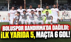 Boluspor Bandırma’da Dağıldı: İlk Yarıda 5, Maçta 6 Gol!
