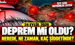 Deprem mi oldu? İşte 24 Eylül son depremler