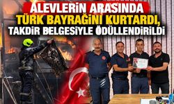 Alevlerin Arasında Türk Bayrağını Kurtardı, Takdir Belgesiyle Ödüllendirildi
