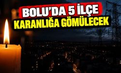 BOLU'DA 5 İLÇE KARANLIĞA GÖMÜLECEK