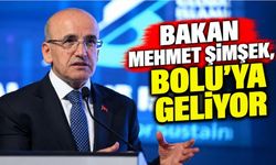 Bakan Mehmet Şimşek, Bolu’ya geliyor