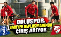 Boluspor, Sarıyer Deplasmanında Çıkış Arıyor