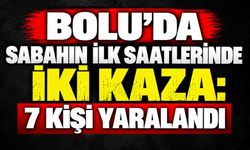 Bolu’da Sabahın İlk Saatlerinde İki Kaza: 7 Kişi Yaralandı