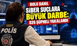 Bolu Dahil Siber Suçlara Büyük Darbe: 826 Şüpheli Yakalandı