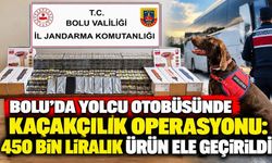 Bolu’da yolcu otobüsünde kaçakçılık operasyonu: 450 bin liralık ürün ele geçirildi