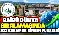 BAİBÜ dünya sıralamasında 232 basamak birden yükseldi