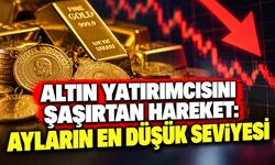Altın yatırımcısını şaşırtan hareket: Ayların en düşük seviyesi