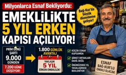 Milyonlarca Esnaf Bekliyordu: Emeklilikte 5 Yıl Erken Kapısı Açılıyor!