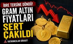 İbre tersine döndü! Gram altın fiyatları sert çakıldı