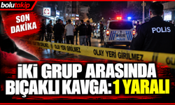 İki grup arasında kavga: 1 yaralı
