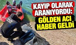 Kayıp Olarak Aranıyordu: Gölden Acı Haber Geldi