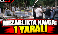 Mezarlıkta kavga: 1 yaralı