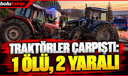 Traktörler çarpıştı: 1 kişi hayatını kaybetti, 2 yaralı