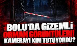 Bolu’da gizemli orman görüntüleri! Kamerayı kim tutuyordu?