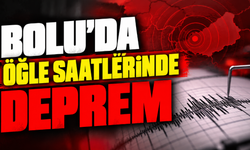 Bolu'da öğle saatlerinde deprem