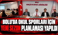 Bolu’da okul sporları için yeni sezon planlaması yapıldı