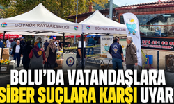 Bolu’da vatandaşlara siber suçlara karşı uyarı