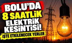 BOLU’DA 8 SAATLİK ELEKTRİK KESİNTİSİ! İŞTE ETKİLENECEK YERLER