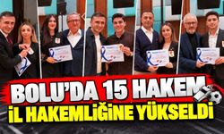 Bolu’da 15 Hakem İl Hakemliğine Yükseldi