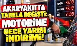 Akaryakıtta Tabela Değişti: Motorine Gece Yarısı İndirimi!