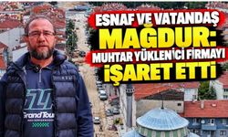 Gölyüzü’nde Esnaf ve Vatandaş Mağdur: Muhtar Yüklenici Firmayı İşaret Etti