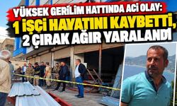 Yüksek Gerilim Hattında Acı Olay: 1 İşçi Hayatını Kaybetti, 2 Çırak Ağır Yaralandı