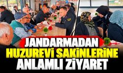 Jandarmadan huzurevi sakinlerine anlamlı ziyaret