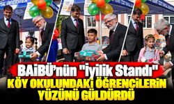 BAİBÜ’nün "İyilik Standı" köy okulundaki öğrencilerin yüzünü güldürdü