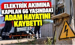 Elektrik akımına kapılan 66 yaşındaki adam hayatını kaybetti
