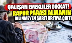Çalışan emekliler dikkat! Rapor parası almanın bilinmeyen şartı ortaya çıktı