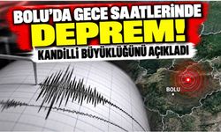 Bolu’da gece saatlerinde deprem! Kandilli büyüklüğünü açıkladı
